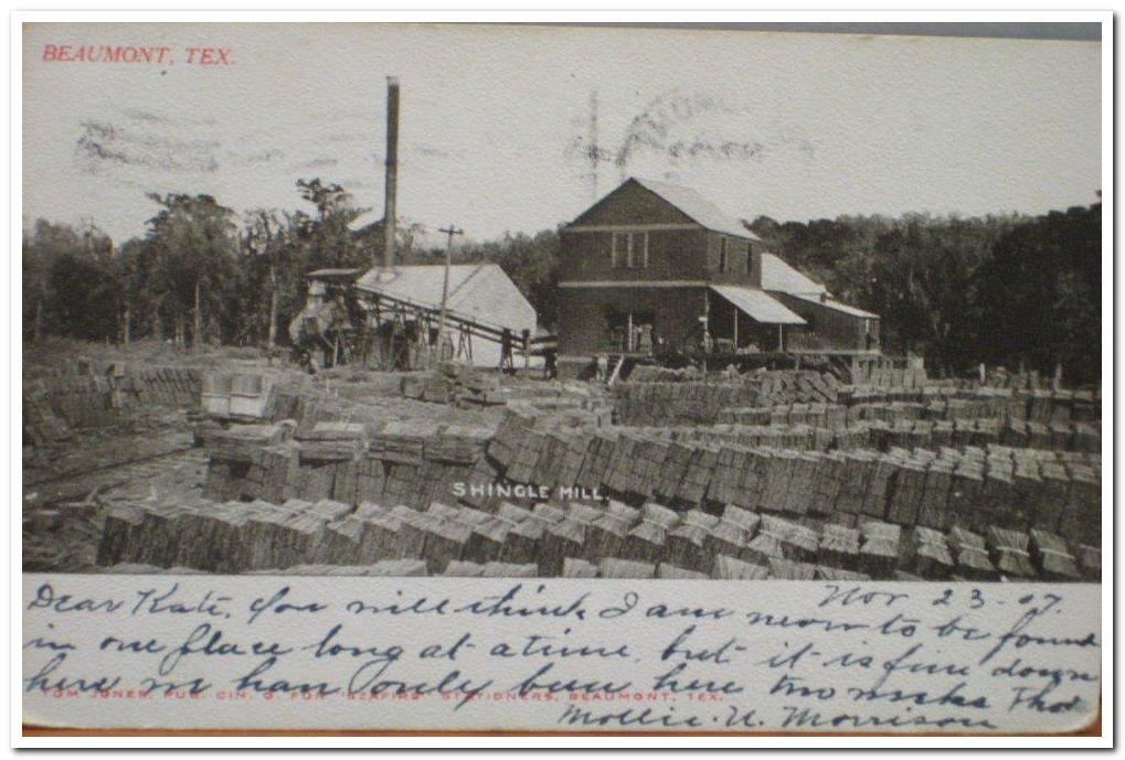 Logging facility shingle mill